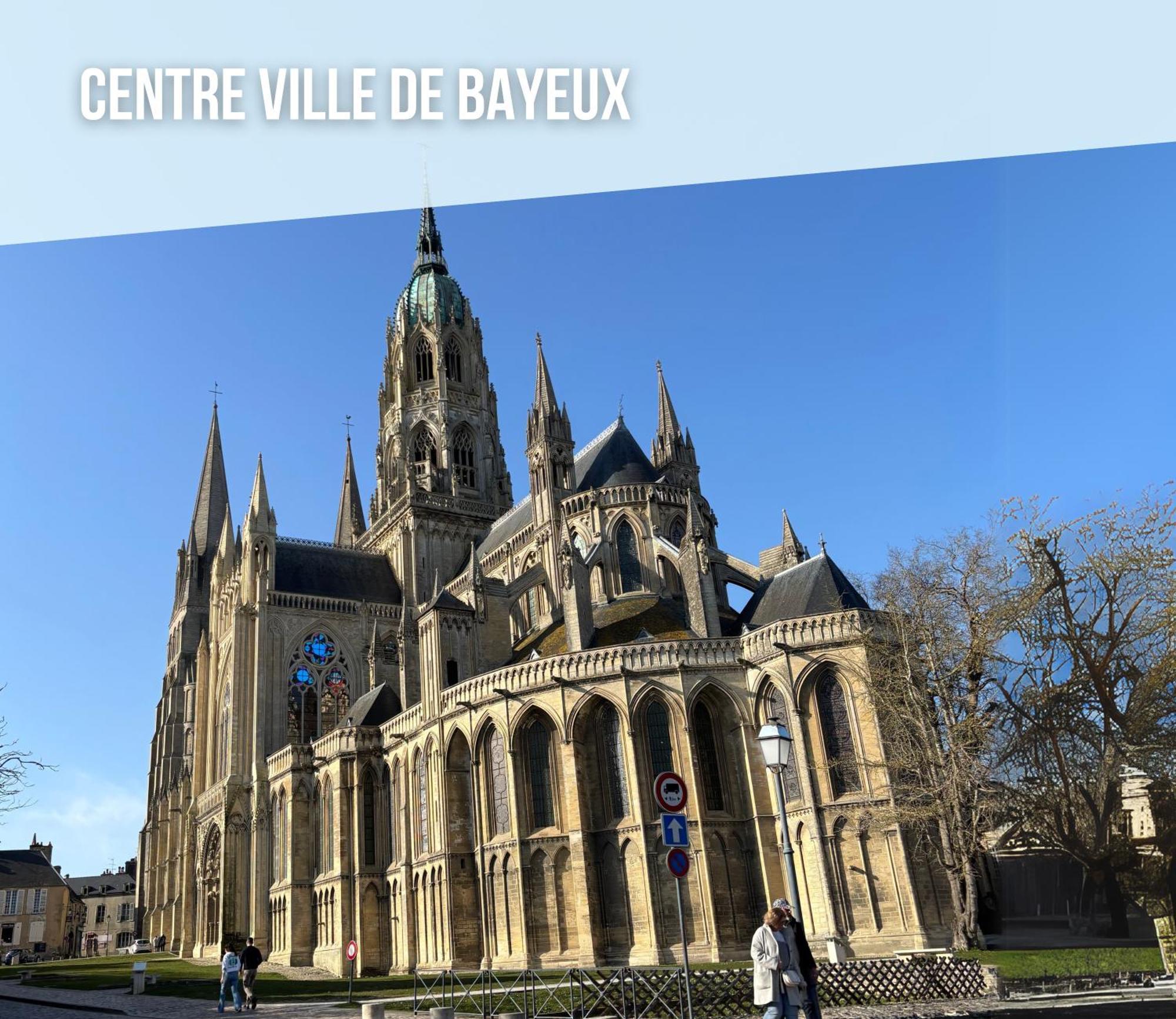 Les Combles De L Aure Grand Studio Cosy Confortable Classe 3 Etoiles Centre Bayeux 2 Mn A Pied Cathedrale Proche Plages Du Debarquement Eksteriør billede